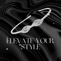 Mukutique Silver Crystal Leaf Bridal Hair Band for Women | Rhinestone Wedding Headband Tiara | Elegant Partywear Hair Accessory for Bride & Girls - MukuTique